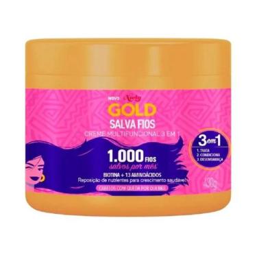 Imagem de Creme Multifuncional Niely Gold 430 gr Salva Fios