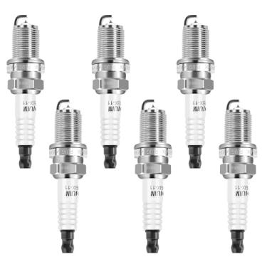 Imagem de STZJAYE Velas de ignição irídio 3764 Pacote com 6 unidades compatíveis com Audi para A4 para A6 para CTS para Civic for Accent para Elantra para Rio para Altima para 4Runner para Avalon para Camry
