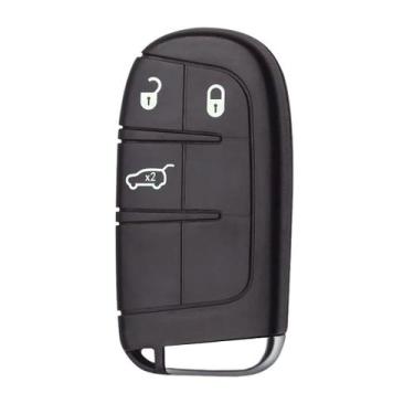 Imagem de Carcaça Chave Presença Jeep 3 Botões Lâmina Pantográfica - Marca