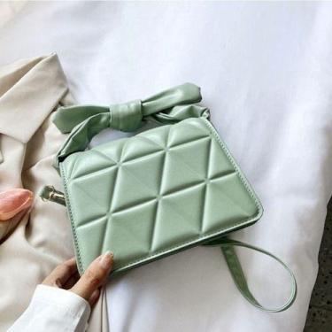 Imagem de Bolsa Feminina L Crossbody Passeio Pequena Alça De Mão Laço - Unistar,