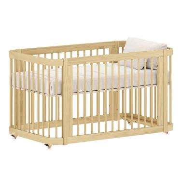 Imagem de Berço 2 em 1 Evolutivo (colchão incluso) - Carvalho Malva