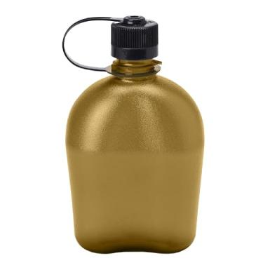 Imagem de Nalgene Garrafa de água Sustain Tritan Oasis livre de BPA feita com material derivado de 50% de resíduos de plástico (usando equilíbrio de massa certificado ISCC), 946 ml, coiote