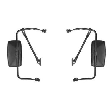 Imagem de 2 Espelho Retrovisor p C10 D10 F-1000 Kombi Toyota - Fabbof