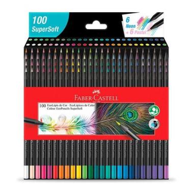 Imagem de Lápis de cor SuperSoft 100 cores 1207100SOFT Faber Castell - Faber-Cas