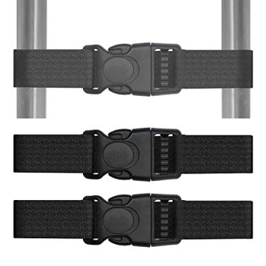 Imagem de Vukgahao Trava De Geladeira Para Porta Francesa, Despensa, Geladeiras, Armários, Abraçadeira Cabos Rv, Melhores Presentes, Produtos Segurança Crianças, Preta, 2 Unidades (Pacote Com 1) (Preta, 1 X 1