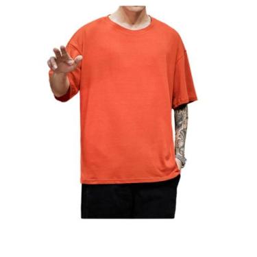 Imagem de Camiseta Masculina Oversized StreetWear 100% Algodão do P ao Plus Size