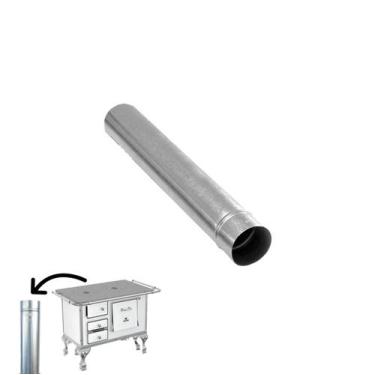 Imagem de Cano Para Chaminé Fogão a Lenha Galvanizado 33cm 110mm - 1817 Hedlund
