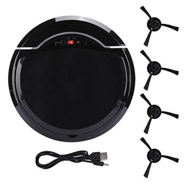 Imagem de Robô de pó de vácuo inteligente Sweeper USB Charging poderoso pincel bilateral para limpeza em casa BEA BLAT 23X6.5cm 800G