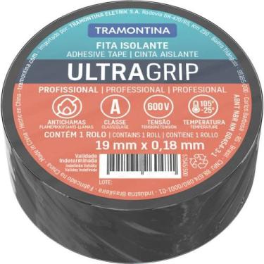 Imagem de Fita Isolante Preta Classe A 0,18mm x 19mm x 5 Metros - 57545550 - TRA
