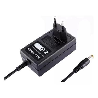 Imagem de Carregador De Bateria 21V 1A Para Mini Motosserra Furadeira - Thera