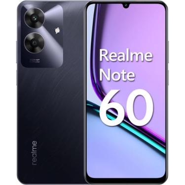 Imagem de Celular Realme Note 60 Preto 128GB 4G Android 14 Processador Octa-Core