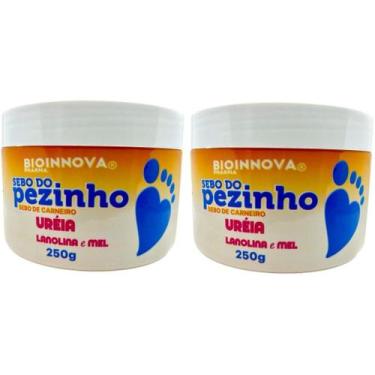 Imagem de Kit 2 Sebo do Pezinho - Sebo de Carneiro Uréia Lanolina e Mel 250g - B