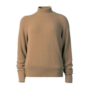 Imagem de Blusa Feminina Biamar Tricot Fio Pluma Marrom Claro-Feminino