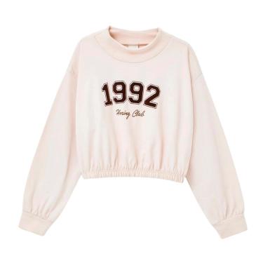Imagem de Blusa Hering Off White Infantil Menina Gola Alta Estampada-Feminino