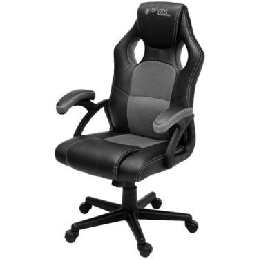 Imagem de Cadeira Gamer Preta Pequena CD105 BRIGHT com Design Ergonômico