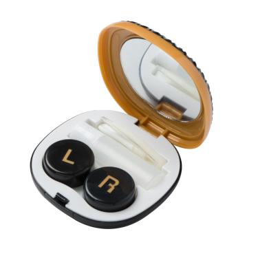 Imagem de Estojo porta lentes Concha + Pinça e Ventosa Preto