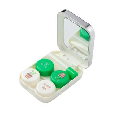 Imagem de Estojo porta lentes Eco Planta + Pinça e Ventosa Roxo