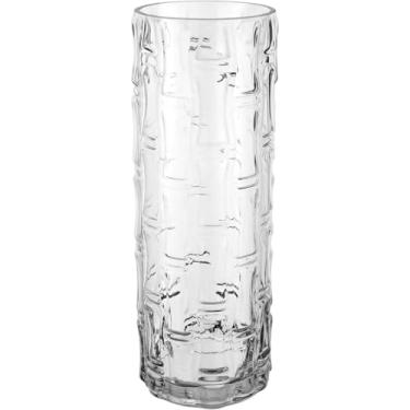Imagem de VASO DECORATIVO ENFFEITE CASA CILINDRO HOME&CO VIDRO 40X13X13CM TRANSPARENTE