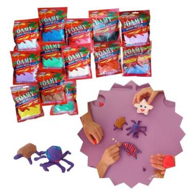 Imagem de Massa Eva Artesanato Massinha Modela Slime 650G - Evamax