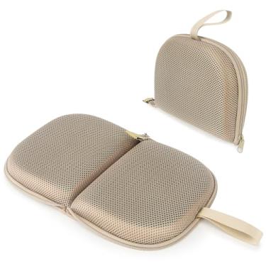 Imagem de Almofada de assento dobrável de gel refrescante com capa de malha, almofada de cadeira dobrável para dirigir e viajar, almofada de malha ventilativa de gel refrescante e espuma viscoelástica para