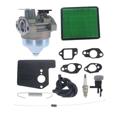 Imagem de Chacarbtu Carburador 16100-Z0Y-813 para Honda GCV190 HRX217 GCV190A GCV190LA Máquina de cortar grama com kit Petcock 16950-ZM0-003 16561-ZM0-000 16561-ZL8-000 Governor Spring