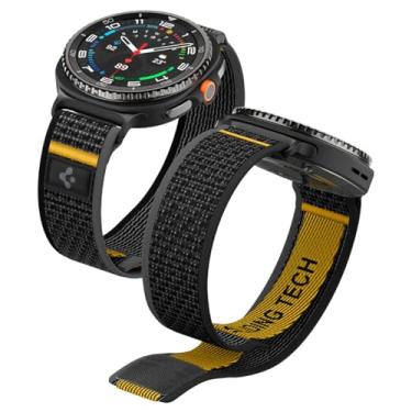Imagem de Spigen Athlex Air projetada para Samsung Galaxy Watch 8 44/40 mm, 8 Classic 46 mm Band ajustável Solo Loop Strap (2025) - Preto ativo