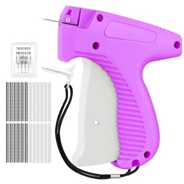 Imagem de HABGP Pistola de costura para roupas, pistola de etiqueta de ponto portátil, mini kit de costura micro pistola de etiquetagem para fixação rápida de roupas, kit de ferramentas de costura com 1.200