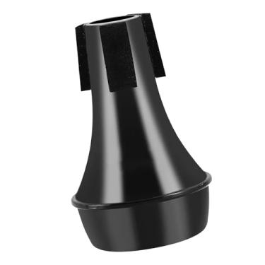 Imagem de Dynwave Surdina para trompete inferior, substituição conveniente, clássica para iniciantes, redução de ruído de jazz, leve e reta, surdina para trompete, Preto