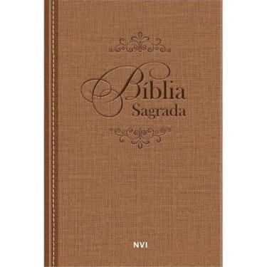 Imagem de Bíblia Sagrada  Capa Dura  NVI  Luxo Marrom - Pão Diário