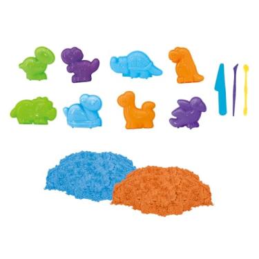 Imagem de Areia de Modelar Divertida Dinossauro DM Toys