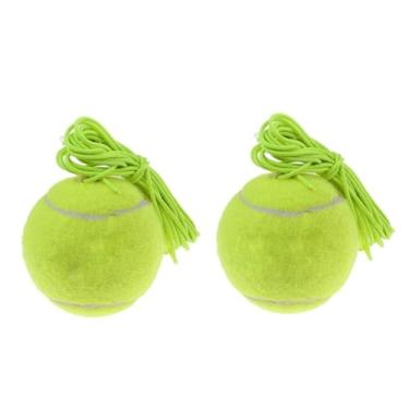 Imagem de Bola de treinamento de tênis com cordas, bolas de treinamento de tênis, bola de corda elástica na corda, bolas de treino