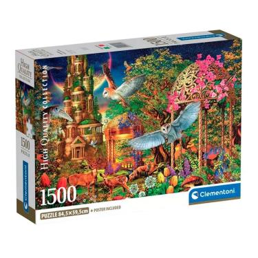 Imagem de Puzzle 1500 Peças Jardim Da Fantasia Clementoni 31741