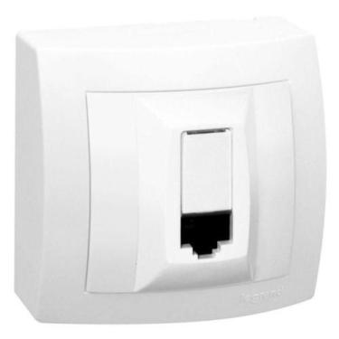 Imagem de Tomada telefone rj45 cat6 sistema x - pial