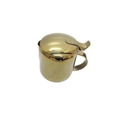 Imagem de Bule Dourado Em Aço Inox 350Ml - By Fineza