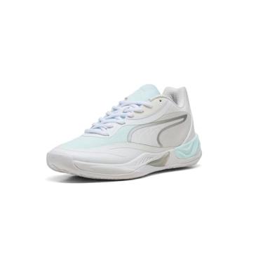 Imagem de Puma Tênis de basquete masculino All-Pro Nitro, Puma Branco-aqua, 39