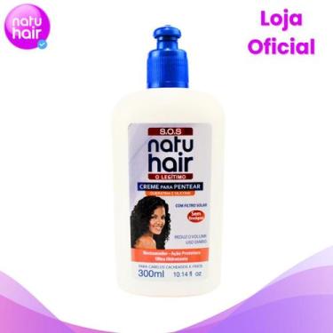 Imagem de Creme para Pentear Tradicional S.O.S NatuHair 300ml - Natuhair Cosméti