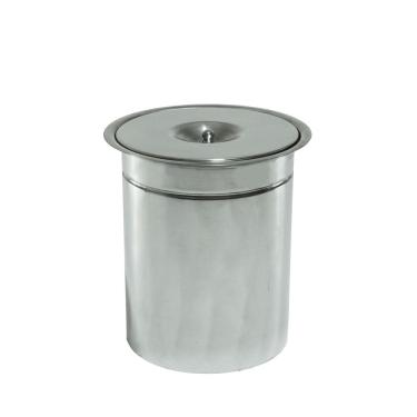 Imagem de Lixeira de Embutir Inox - 07 Litros