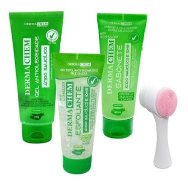 Imagem de Kit para pele oleosa Ácido Salicílico Dermachem Skin Care 4 produtos