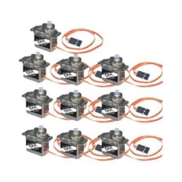 Imagem de Servo De Engrenagem Metálica MG90S Para Helicóptero, Avião, Barco, Car