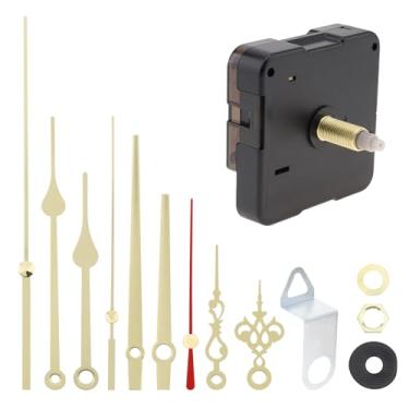 Imagem de MovFlax Mecanismo de movimento silencioso do relógio operado por bateria de quartzo para reparo de relógio/DIY com 3 pares de ponteiros (23 mm (15/40.6 cm) Comprimento do eixo-15 mm (9/40.6 cm) Rosca