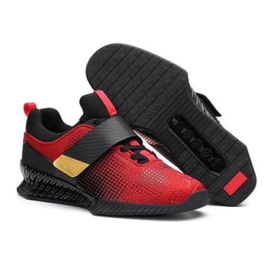 Imagem de Tênis de levantamento terra masculino para levantamento de peso, powerlifting e musculação, tênis agachamento para levantamento peso, puxadas fortes e musculação