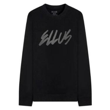 Imagem de Moletom Ellus Preto Manual Classic-Masculino