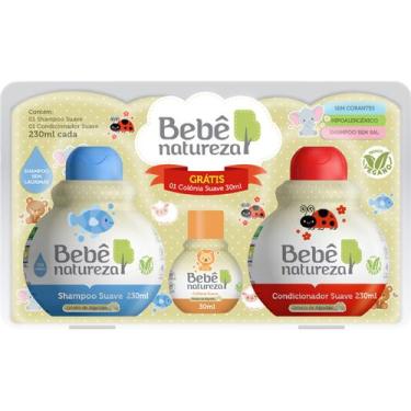 Imagem de Kit Bebe Natureza Suave Cond + Shampoo 230ML + Colonia 30ML - BebÃª Na