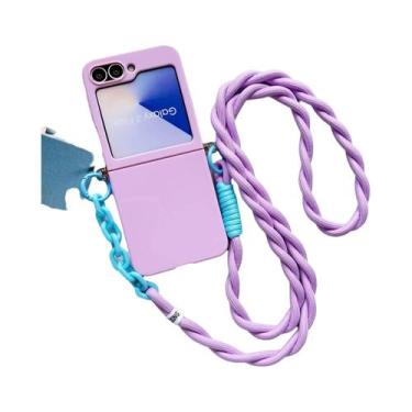 Imagem de Capa De Telefone Slim Candy Para Samsung Galaxy Z Flip 7 6 5, Capa Fof