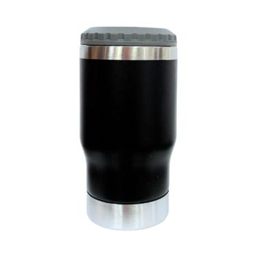 Imagem de Copo Térmico 420ml Porta Long Neck com Abridor Cor Preto