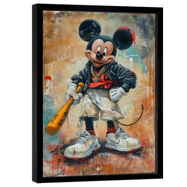 Imagem de Quadro Decorativo Mickey Mouse Rebelde