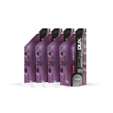 Imagem de Kit 4 Energy Gel Dux 22g de Carboidrato Jabuticaba com Cafeína 30g