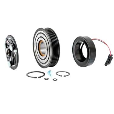 Imagem de FKG Kit de reparo da embreagem do compressor AC adequado para Chevy Colorado 2015-2022 (apenas L4 2,5L), Chevy Equinox 2018-2023 (L4 1,5L apenas), Terrain GMC 2018-2021 (L4 1,5L) (L4 2.0L)