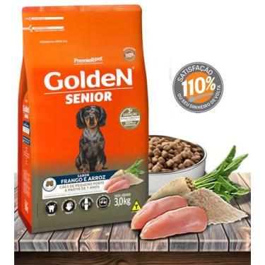 Imagem de Ração PremieRPet Golden Fórmula Sênior Mini Bits  7 Frango e Arroz par