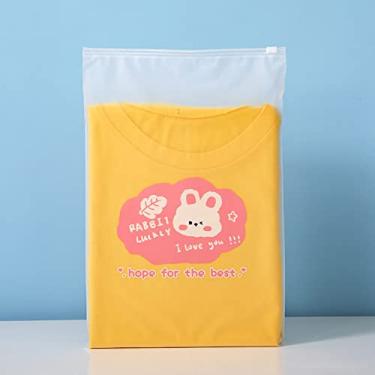 Imagem de HEEPDD Sacos Plásticos de Vedação Automática, Bolsa de Armazenamento de Deslocamento de Roupas de Roupas de Foca de de Focas de Bagagem de Bagagem de para Embalagens T Sapatos de íntimas Nan Nan